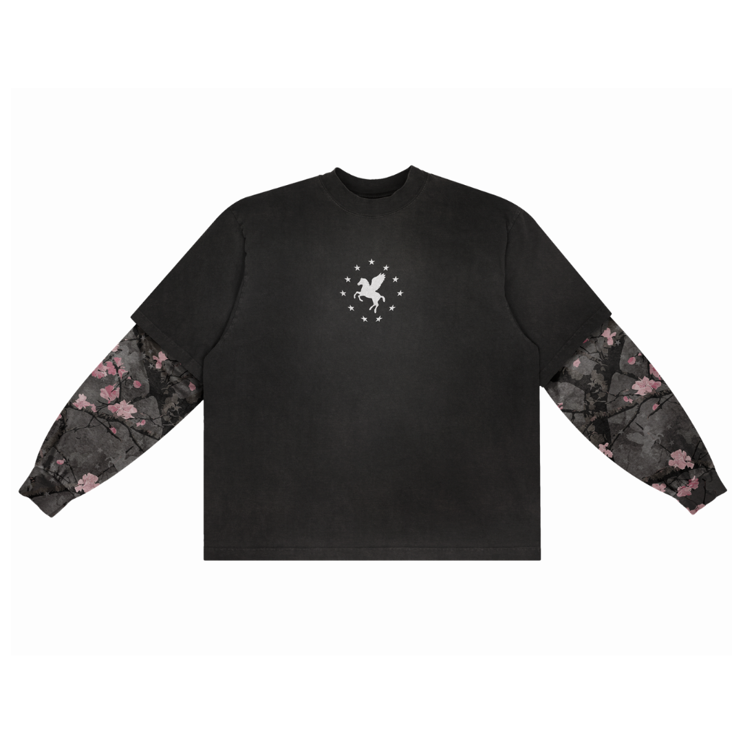 CONTRAST SLEEVE TEE
