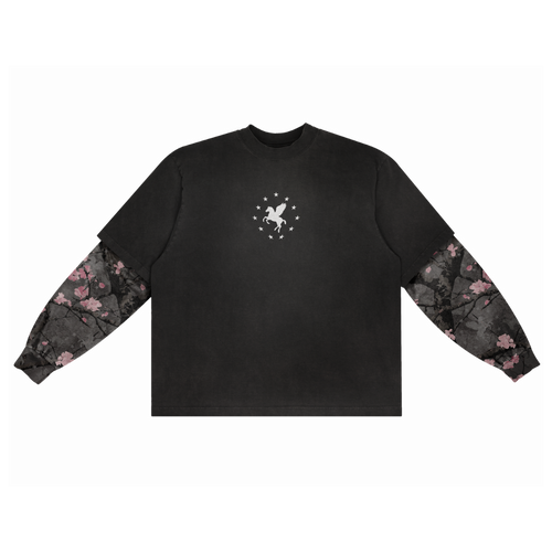CONTRAST SLEEVE TEE